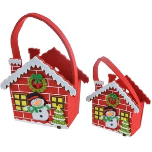 Factory Direct Sale Christmas Decoration Candy Bag Felt Christmas Gift Bag