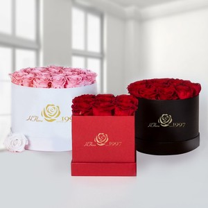 Hfloral Hot Sale Eternal Roses Eternelle Flower Real Natural Preserved Roses Flowers And Plants Rose In Box Gift