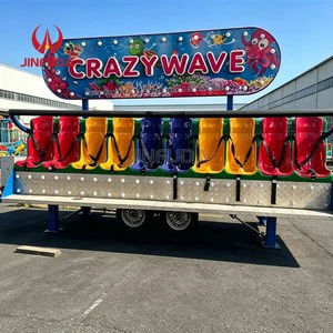 Cheap Price Amusement Park Rides Crazy Wave Funfair Mini Miami Carnival Rides