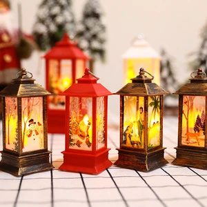 Hot Selling Metal Christmas Tree Ornament with Santa & Snowman Design Indoor/Outdoor Christmas Decor for Home Use