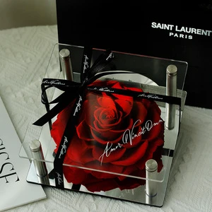 Valentine's Day Gift - Acrylic Heart-shaped Eternal Flower - a Valentine's Day Gift for Girls