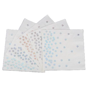 Custom-designed Printed Flower Paper Napkins for Christmas Easter & Earth Day Use