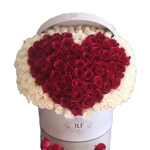 Valentine's Day Heartshaped Flowers in a Box Surprise Box
