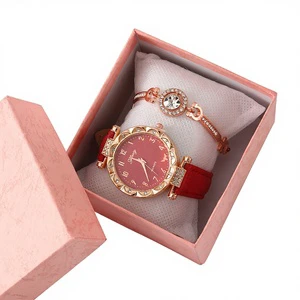 Women's Watch Bracelet Gift Box Zinc Alloy & PU Material Model W3001 Mother's Day Valentine's Day Decoration for Friends