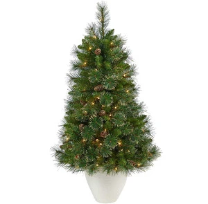 New Products 50 Inch 150CM Prelit Green Pine Artificial Mini Christmas Tree