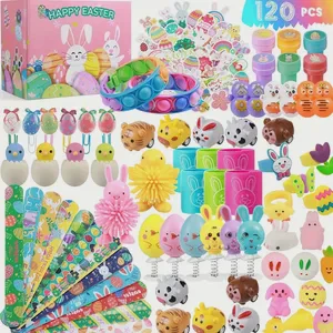 120pcs Colorful Easter Basket Filler Eggs Perfect for Easter Party Gifts Egg Holiday Decorations Easter Rabbit Eggs Toys Set