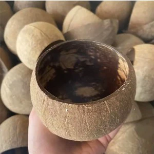 Handmade Dual Polished Coconut Shell Candle Holder Eco Friendly Tealight Home Decor for Easter Christmas Birthday Party