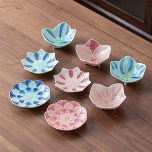 Wholesalers Online Eco-Friendly Thanksgiving Dinnerware Porcelain Ceramic Dishes Irregular Shape Fruit Plates Sets