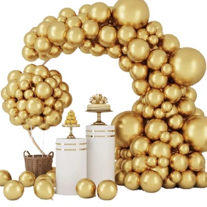5 10 Inch Inflatable Latex Balloons Party Decorations Supplies New Arrival Black Silver Gold Metallic Balloons