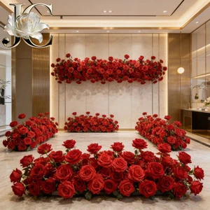 JC Adult Birthday Flower Centerpieces Silk Floral Arrangement for Birthday Party