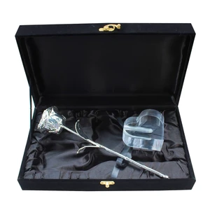 24k Gold Plated Natural Rose Eco-Friendly Handcrafted Customized Color Royal Home Collection Gift for Mother's Day Christmas New