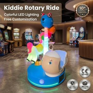 Commercial Grade Music System LED Lights Long Service Life Merry Go Round Mini Carousel Horse Ride For Kids Classic