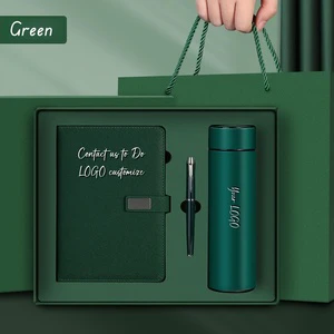 Promotional A5 Pen Gift Box Set Custom Office Corporate Business Stationery Executive PU Notebook Planner Father's Day Easter