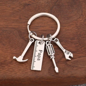 2026 Father's Day Gift if Daddy Can't Fix It Hammer Screwdriver Wrench Keychain