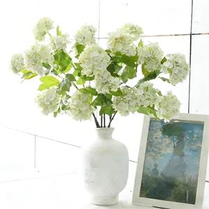 Wholesale Artificial Plastic 3D Printed Real Touch Hydrangea Flowers Centerpiece Christmas New Year Graduation Valentine's Day