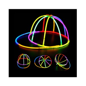 Toy Kids Personalised Glow Stick Hat Dance Floor Party Glow Cup Stick Bulk Party Supplies