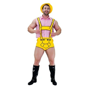 Adult Funny Beer Men Outfit Halloween Octoberfest Traditional Beer Festival Costumes for Men