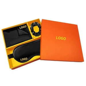 Personalized Embroidery Silk Gift Set with Beautiful Storage Box