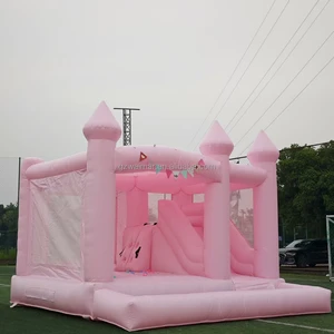 Commercial Good Quality Play Pastel Bouncy Castle Inflatable Bouncer Mini Wedding Bounce House For Kids Toddler Jumping