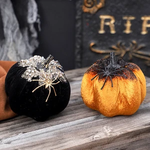 New Products Halloween Decorations Nordic-Style Simulated Spider Pumpkin Ornaments Dolls Holiday Gifts