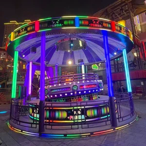 16 Seats Foldable Fiberglass Steel Kids Tagada Disco Amusement Ride Mechanical Game For Indoor/Outdoor Use Trailer Shopping Mall