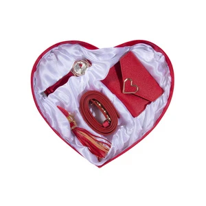 Valentine Day Christmas Ladies Gift Set Watch Belt Wallet Fashionable Practical for Girlfriends and Girls