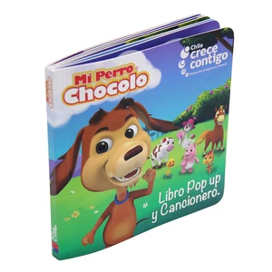 Professional Factory Custom Kids 3D Pop-up Book Printing Service Board book Printing Booklet for Children Literature