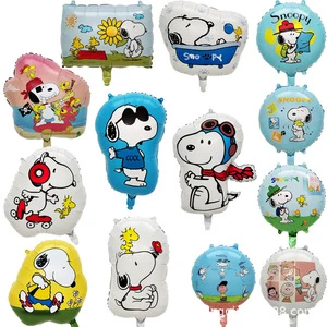 Sn00py Helium Balloon for Baby First Birthday Party Decorations Long Lasting Foil Mylar Balloons Kids Theme Party Supplies