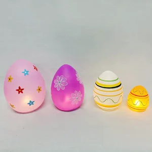 Easter Day Goods Ideas Presents Products Glass Ornament Holidays Items Crafts Home Decor Led Lights Eggs Decoration Gifts