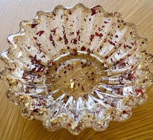 Unique Handmade Resin Bowl Decorative Epoxy Art Jewelry Tray Colorful Trinket Dish Modern Home Accent Perfect Gift Idea