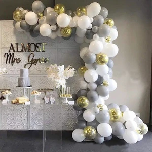 Hot Sale Silver Birthday Balloon Garland Kit for Kids Theme Birthday Party Decorations Supplies Event and Party Supplies