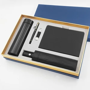 Latest New Product Idea Fathers Day Gift 2026 Luxury Corporate Notebook Promotional Business Men Personalized Gift Box Set logo