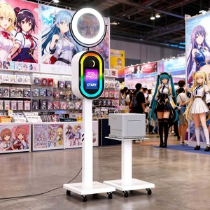 Dola New Arrival Photo Booth Portable Dslr Selfie Booth Ring Light Camera Selfie Video Mirror Photo Booth Events