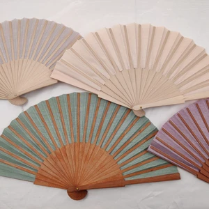 23cm Spanish Flamenco Folding Hand Fan For Women - Custom Printed Wood Fan Costume Accessory