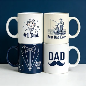 World's Best Dad Coffee Mug American Father's Day Gift for Family Gathering