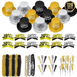 Creative Design New Year Party Decoration Set High Dimensional Accuracy Party Supplies for Improve Mood