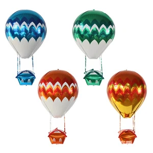 4D Aluminum Foil Hot Air Shape Helium Balloon Single for Wedding Birthday or Children's Party Decoration