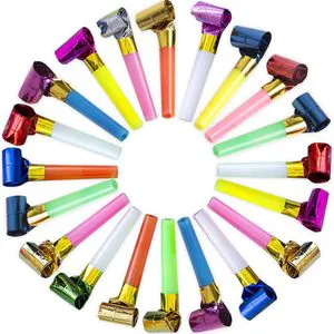 Blowouts Noisemakers Colorful Party Blower Horns Funny Blow Outs Whistles Party Favors Noise Makers for Kids Adults Birthday