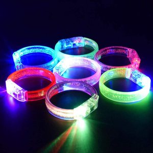 Light up Bracelet Party Supplies for Kids Adults Flashing LED Bracelet Toy for Concerts Birthday Carnival Festivals Party Favors
