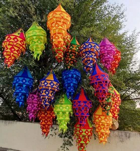 Hot Selling Colorful Fabric Lantern for Street Event and Party Decoration