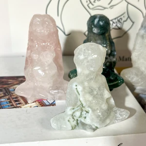 Mother's Day Crystal Crafts Gifts Spiritual Nature Figurines Sculpture Natural Crystal Goddess Statues Mother of the Earth