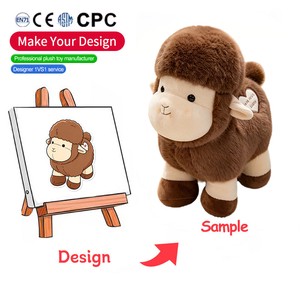 Wholesale Custom Super Soft Sheep Plush Toy Fluffy Lamb Stuffed Animal Kawaii OEM Gifts for Child Baby Shower Nursery Room Decor