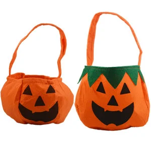 Halloween Pumpkin Ghost Festival Costume Accessories Children Gift Devil Bag Candy Jar