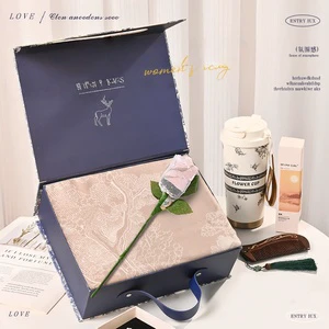 Mother's Day Gift for Mother Law Creative Silk Scarf Gift Box Company Female Employee Practical BXY