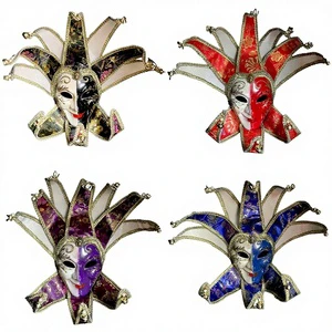 Venetian Mask Female Halloween Party Masquerade Cos Bar Performance Props Wholesale Plastic