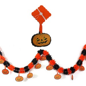 Pumpkin Head Ghost Prop Festive Paper Backdrop Event Items Kits Halloween Decoration Skeleton Party Favors Supplies