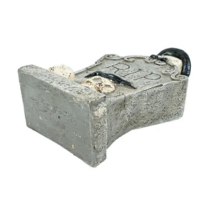 Yard Scary Products Bulk Outdoor Theme Party Accessories Halloween Plastic Realistic Tombstone for Decoration