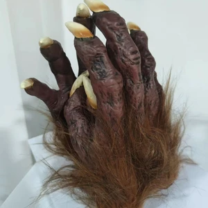 Horror Cosplay Gloves Latex Werewolf Gloves for Party Decorations