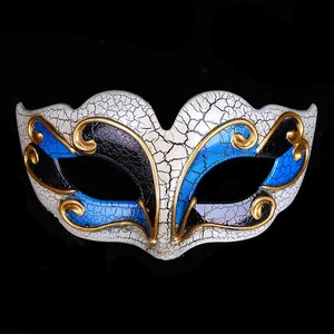 Adult Venice Mask Creative Style Cosplay Masquerade Mask Flat Head Carnival Halloween Party Plastic Mask