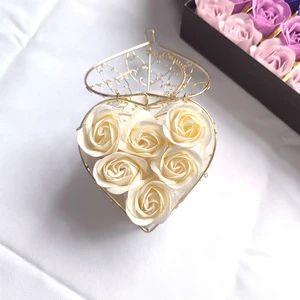 Valentine's Day Rose Gift Box Soap Flower Birthday Gifts for Girlfriend Couples Anniversary Women Wedding Gifts